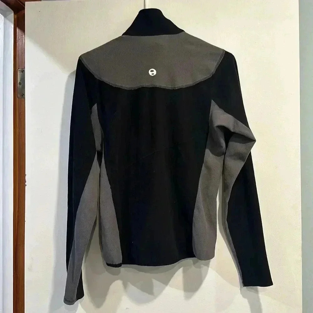 Ground Women’s Black and Grey Polyester Jacket - Picture 2 of 4